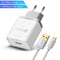 Ugreen USB Charger 18W Quick Charge 3.0 Mobile Phone Charger for iPhone Fast QC 3.0 Charger for Huawei Samsung Galaxy S9+ S8+-China-White Micro USB-JadeMoghul Inc.