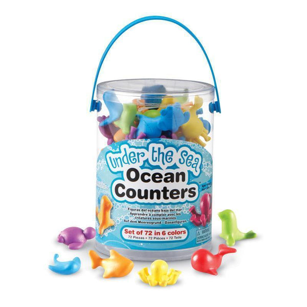 UNDER THE SEA OCEAN COUNTERS-Learning Materials-JadeMoghul Inc.