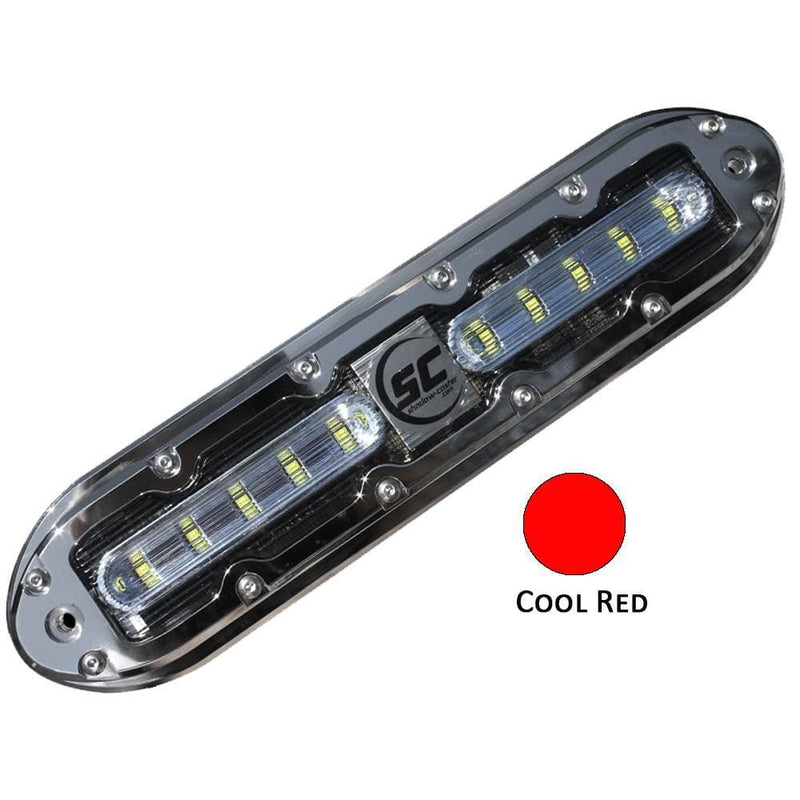 Underwater Lighting Shadow-Caster SCM-10 LED Underwater Light w/20' Cable - 316 SS Housing - Cool Red [SCM-10-CR-20] Shadow-Caster LED Lighting
