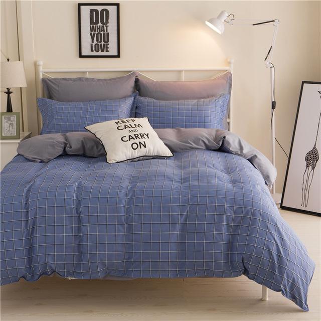Unihome polyester microfiber Duvet Cover Set 1pc Duvet Cover 1pc Bed Sheet Set 2pcs Pillowcase Full/Queen/King Size Bedding Set-AS 13-Full-JadeMoghul Inc.