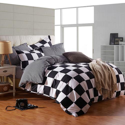 Unihome polyester microfiber Duvet Cover Set 1pc Duvet Cover 1pc Bed Sheet Set 2pcs Pillowcase Full/Queen/King Size Bedding Set-AS 6-Full-JadeMoghul Inc.