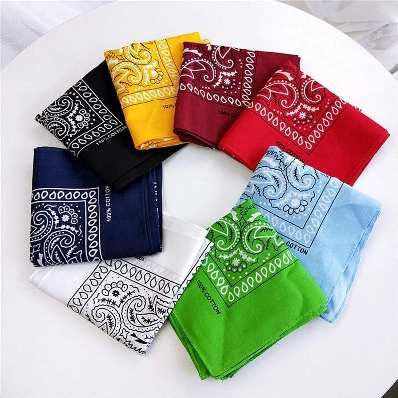 Unisex Cotton Blend Hip Hop Bandana Headwear Hair Band Scarf Neck Wrist Wrap Band Magic  Head Square Scarf JadeMoghul Inc. 