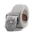 Unisex Tactical Belt / High Quality Military Belt-Rice White-110cm-JadeMoghul Inc.