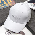 Unisex Youth Letter Baseball Cap M / Flat Cap