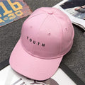 Unisex Youth Letter Baseball Cap M / Flat Cap