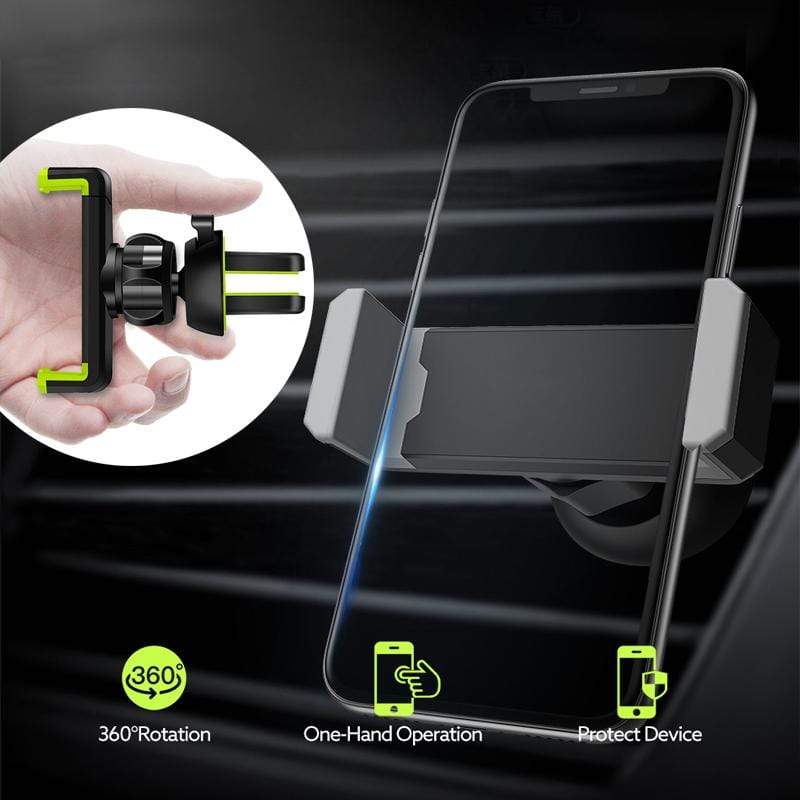 Universal Car Phone Holder in Car Air vent Mount holder for iphone 6 7 8 Plus X XS XR MAX Support Mobile Phone Car holder stand JadeMoghul Inc. 