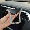 Universal Car Phone Holder with Bing Crystal Rhinestone Car Air Vent Mount Clip Cell Phone Holder for iPhone Samsung Car Holder JadeMoghul Inc. 