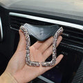 Universal Car Phone Holder with Bing Crystal Rhinestone Car Air Vent Mount Clip Cell Phone Holder for iPhone Samsung Car Holder JadeMoghul Inc. 