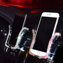 Universal Car Phone Holder with Bing Crystal Rhinestone Car Air Vent Mount Clip Cell Phone Holder for iPhone Samsung Car Holder JadeMoghul Inc. 