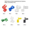 Universal Mixed Auto Car Self-tapping Screw Metal U-Type Base Iron Fender Bumper Leaf board Fastener Grommet Clip JadeMoghul Inc. 