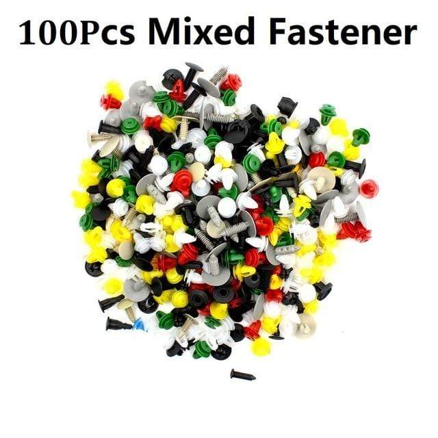 Universal Mixed Auto Car Self-tapping Screw Metal U-Type Base Iron Fender Bumper Leaf board Fastener Grommet Clip JadeMoghul Inc. 