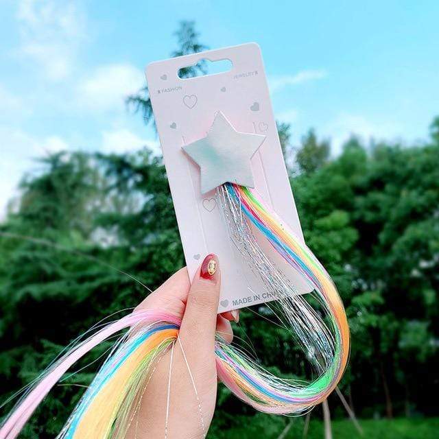 UNTAMED Children Colorful Wig Hairpins Hair Accessories Kids Girls Hairclip Fake Hair Twist Braid Headdress Hair Clips Barrettes JadeMoghul Inc. 