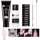UR SUGAR 5pcs/Set  Nail Polish Gel Nail Kit 15ml Quick Building  UV Nail PolishGel Extensions Acrylic Gel Nail Art Set AExp