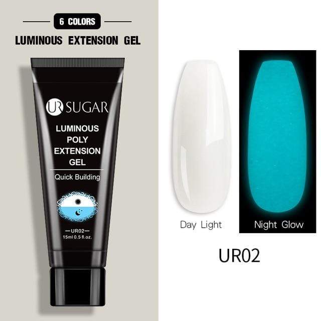 UR SUGAR 5pcs/Set  Nail Polish Gel Nail Kit 15ml Quick Building  UV Nail PolishGel Extensions Acrylic Gel Nail Art Set AExp