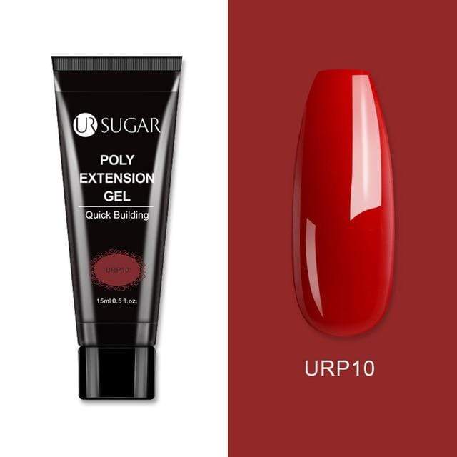 UR SUGAR 5pcs/Set  Nail Polish Gel Nail Kit 15ml Quick Building  UV Nail PolishGel Extensions Acrylic Gel Nail Art Set AExp