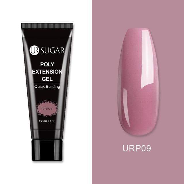 UR SUGAR 5pcs/Set  Nail Polish Gel Nail Kit 15ml Quick Building  UV Nail PolishGel Extensions Acrylic Gel Nail Art Set AExp