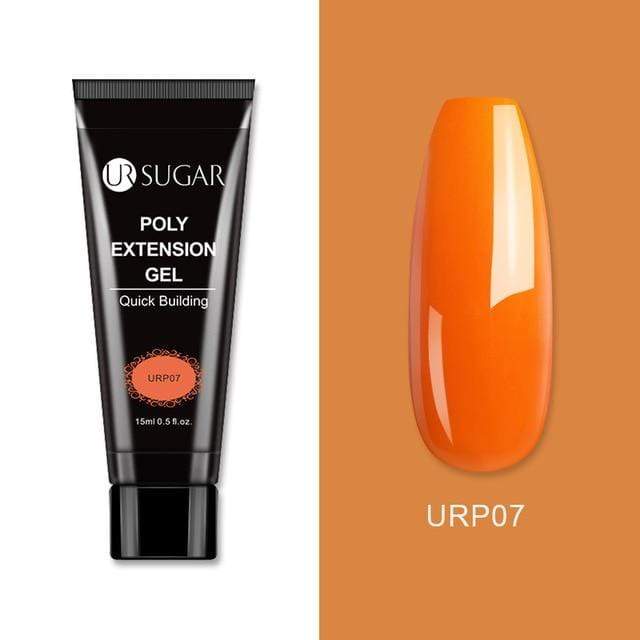 UR SUGAR 5pcs/Set  Nail Polish Gel Nail Kit 15ml Quick Building  UV Nail PolishGel Extensions Acrylic Gel Nail Art Set AExp