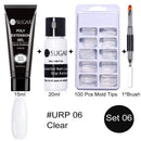 UR SUGAR 5pcs/Set  Nail Polish Gel Nail Kit 15ml Quick Building  UV Nail PolishGel Extensions Acrylic Gel Nail Art Set AExp