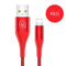 USAMS USB Cable for Lightning Cable for iPhone Cable LED light fast charging Data cable for iPhone X 8 7 7 plus 6 6s 5 SE 5s 5c