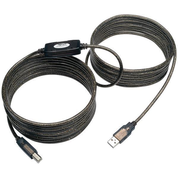USB 2.0 Hi-Speed A/B Active Repeater Cable, 25ft-USB Peripherals & Accessories-JadeMoghul Inc.