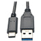 USB-C(TM) Male to USB-A Male 3.1 Cable, 3ft-USB Peripherals & Accessories-JadeMoghul Inc.