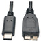 USB-C(TM) Male to USB-B Male Micro USB 3.1 Cable, 3ft-USB Peripherals & Accessories-JadeMoghul Inc.