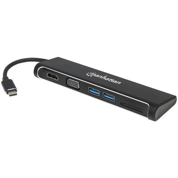 SuperSpeed(R) USB-C(TM) to HDMI(R)/VGA 4-in-1 Docking Converter