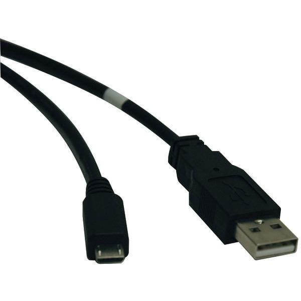 USB 2.0 A-Male to Micro B-Male Cable (10ft)