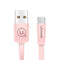 USB Type c cable, USAMS Original Data Sync Flat USB C Cable for Samsung s9 s8 USB cable 2A faster charger cable usb type c