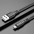 USLION 2m 3m Micro USB Cable 3A Fast Charging Data Cable for Xiaomi Redmi 4X Samsung J7 Android Mobile Phone Microusb Charger AExp