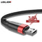 USLION Micro USB Cable 3A Fast Charging USB Data Cable Cord for Samsung Xiaomi Redmi Note 4 5 Android Microusb Fast Charge 3M 2M AExp