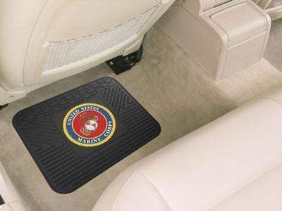 Rubber Mat U.S. Armed Forces Sports  Marines Utility Car Mat 14"x17"