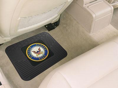 Rubber Car Floor Mats U.S. Armed Forces Sports  Navy Utility Car Mat 14"x17"