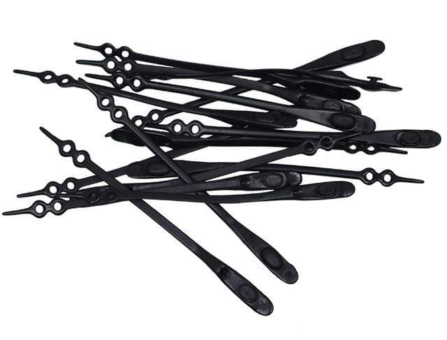 V-tie 14pcs/pack Waterproof silicone shoelace safty shoes accessories  round elastic shoelaces no tie sport shoelaces JadeMoghul Inc. 