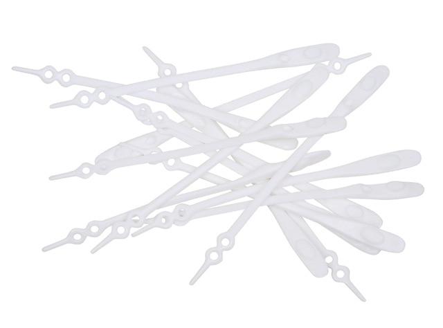 V-tie 14pcs/pack Waterproof silicone shoelace safty shoes accessories  round elastic shoelaces no tie sport shoelaces JadeMoghul Inc. 