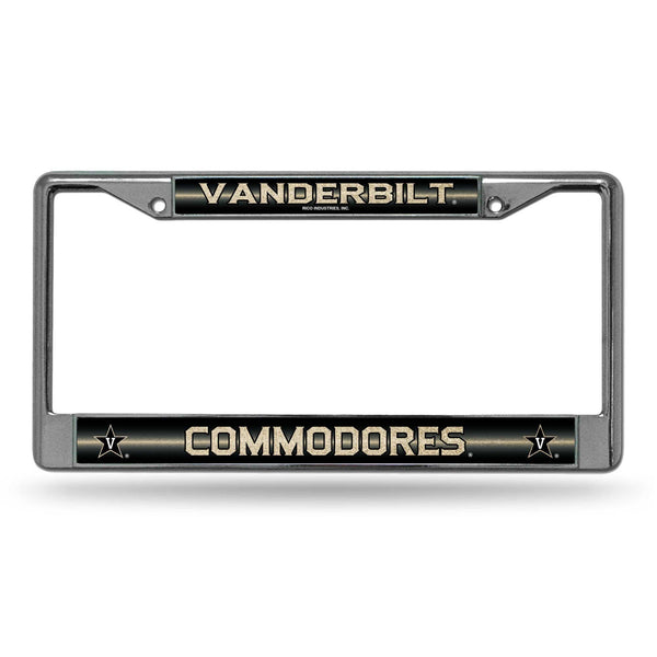 Audi License Plate Frame Vanderbilt Bling Chrome Frame