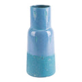 Vases Blue Vase - 6.1" X 6.1" X 14" Short Gorgeous Blue Vase HomeRoots