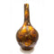 Vases Ceramic Vase - 5'.5" X 5'.5" X 24" Turquoise, Copper and Bronze Ceramic Floor Vase HomeRoots