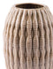 Vases Ceramic Vase - 5.5" x 5.5" x 8.3" Taupe, Ceramic, Small Vase HomeRoots