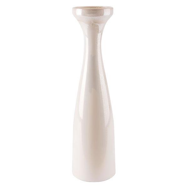 Vases Ceramic Vase - 5.9" X 5.9" X 22.2" Long Pearl Vase HomeRoots