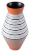 Vases Ceramic Vase - 6.7" x 6.7" x 12.8" Multicolor, Ceramic, Small Vase HomeRoots