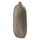 Vases Ceramic Vase - 7.1" X 4.3" X 15" Distressed To Perfection Brown And Green Vase HomeRoots
