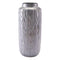 Vases Ceramic Vase - 7.1" x 7.1" x 15.9" Metallic Gray, Ceramic, Large Vase HomeRoots
