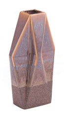 Vases Ceramic Vase - 7.5" x 3.1" x 13.2" Brown, Ceramic, Medium Vase HomeRoots