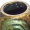 Vases Ceramic Vase - 7'.5" X 7'.5" X 14" Turquoise, Copper and Bronze Ceramic Table Vase HomeRoots