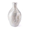 Vases Ceramic Vase - 8.3" X 8.3" X 13.4" Gray Bulb-Shaped Vase Bottle HomeRoots