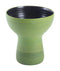 Vases Ceramic Vase - 8.7" x 8.7" x 9.8" Green, Ceramic, Short Vase HomeRoots