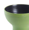 Vases Ceramic Vase - 8.7" x 8.7" x 9.8" Green, Ceramic, Short Vase HomeRoots