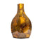 Vases Flower Vase - 10'.25" X 5" X 16" Turquoise, Copper and Bronze Ceramic Table Vase HomeRoots