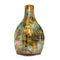 Vases Gold Vase - 10'.25" X 5" X 16" Copper, Red and Gold Ceramic Table Vase HomeRoots